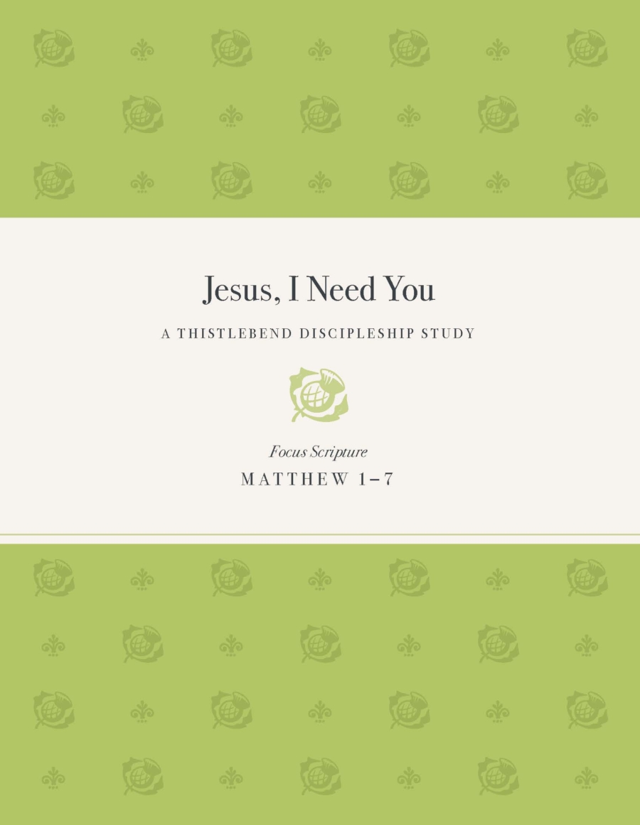 JESUS, I NEED YOU (Download Version)