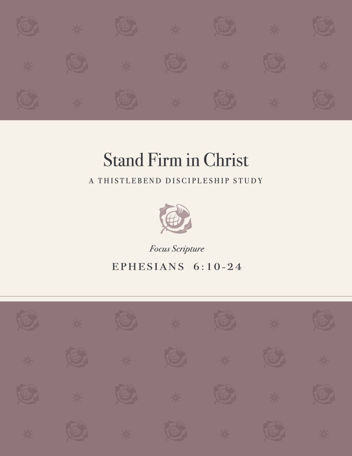 Stand Firm in Christ Book Cover