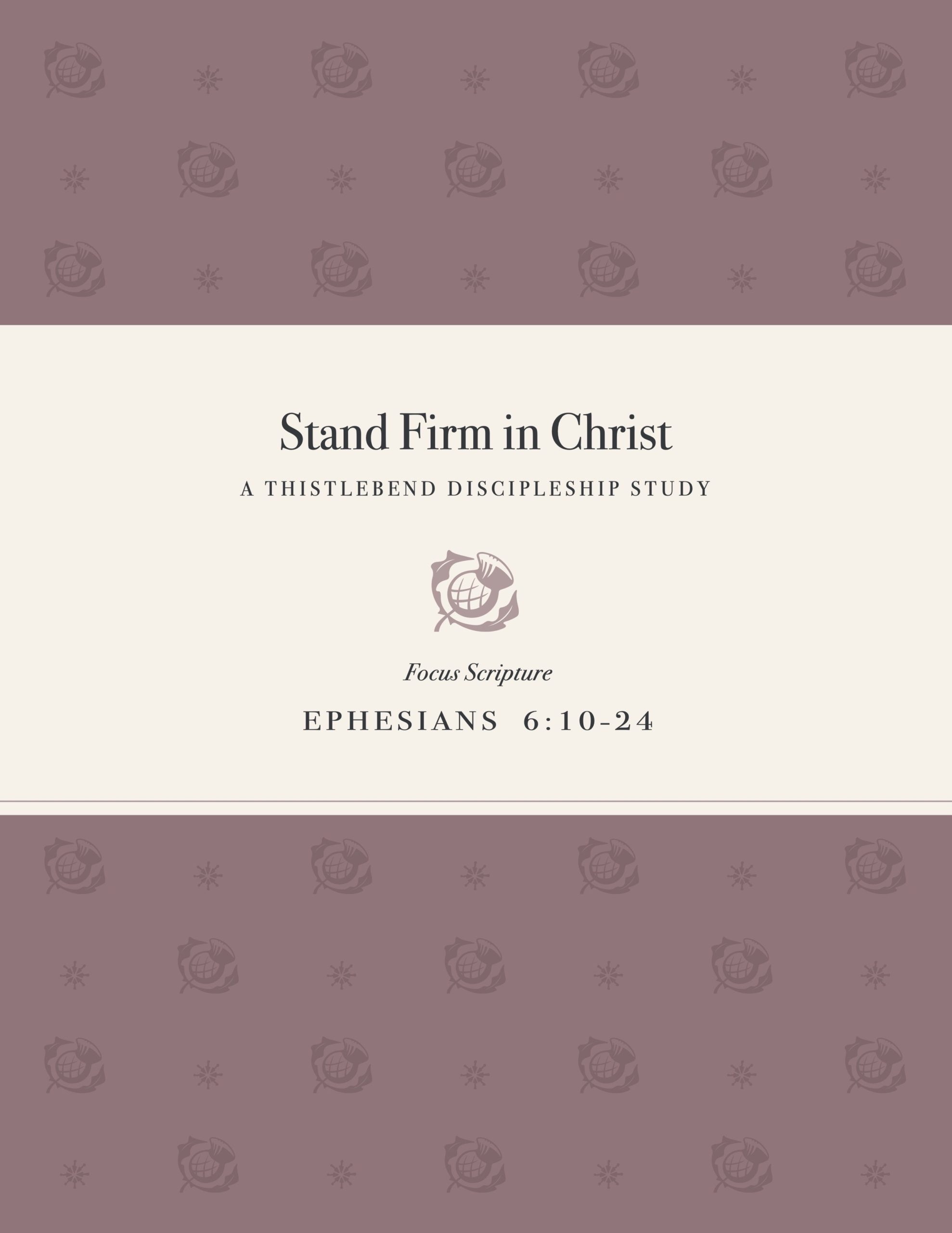 Stand Firm in Christ Book Cover